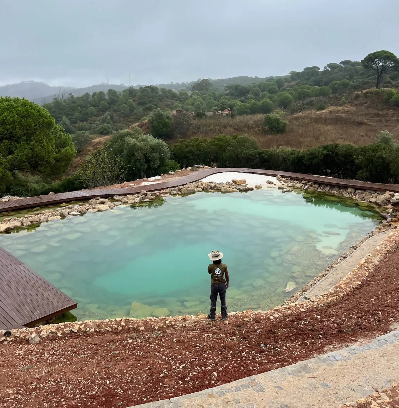 Construção de lagos ornamentais e naturais para nado em Portugal - Oásis Biosistema