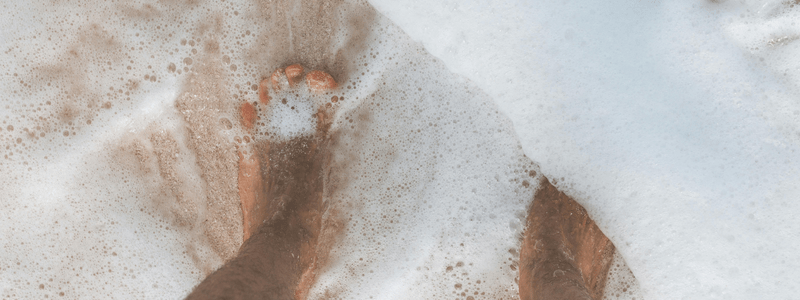 piscinas de areia feet in sand