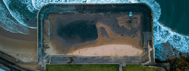 piscina de areia