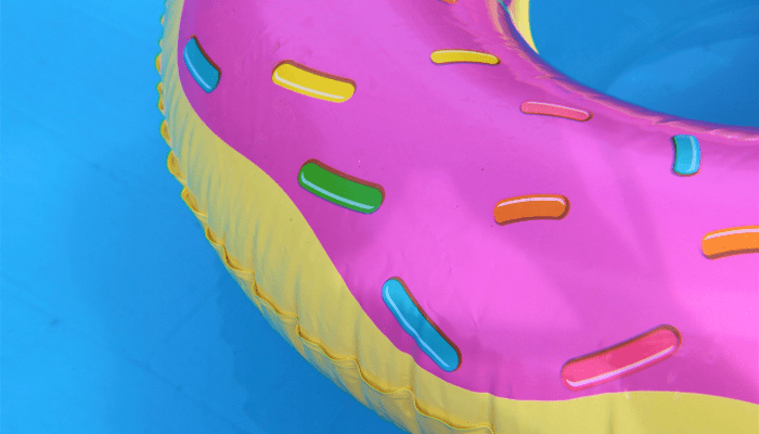 donut in the pool