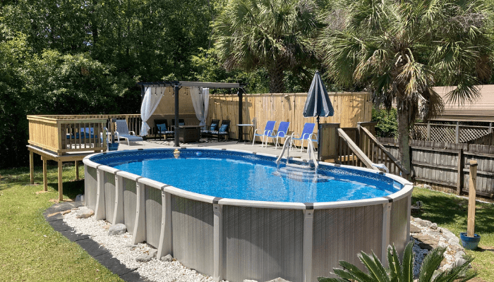 above ground pools