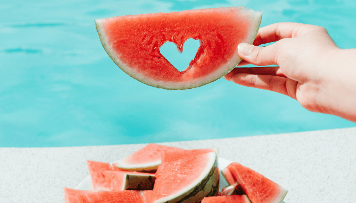 watermelno poolside snack
