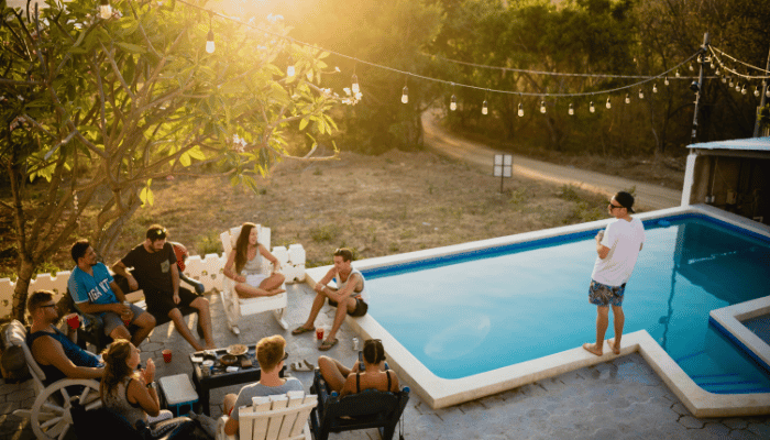 how to host a pool party