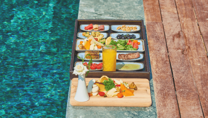 poolside appetizers